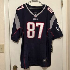 Brand New NFL Nike on Field New England Patriots Gronkowski Jersey size 52